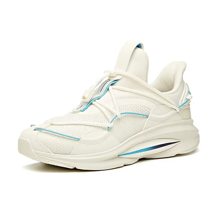 China Factory Custom New Fashion Unique Shoelace Design Outdoor Unisex Sneaker Men's Women's Running Shoes